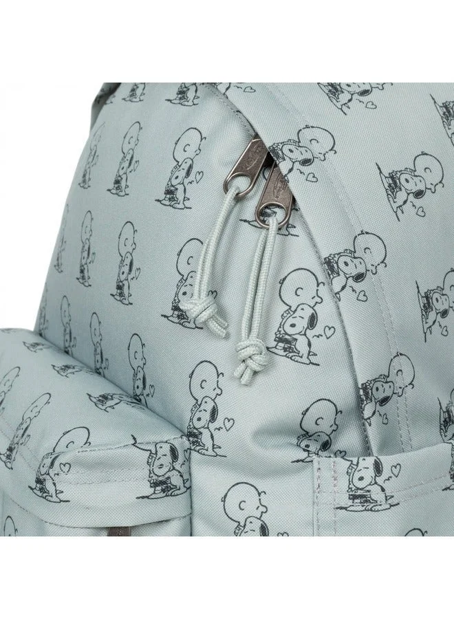 EASTPAK Day Pak'R Peanuts Mint Medium Backpack With Bottle Holder And Laptop Sleeve